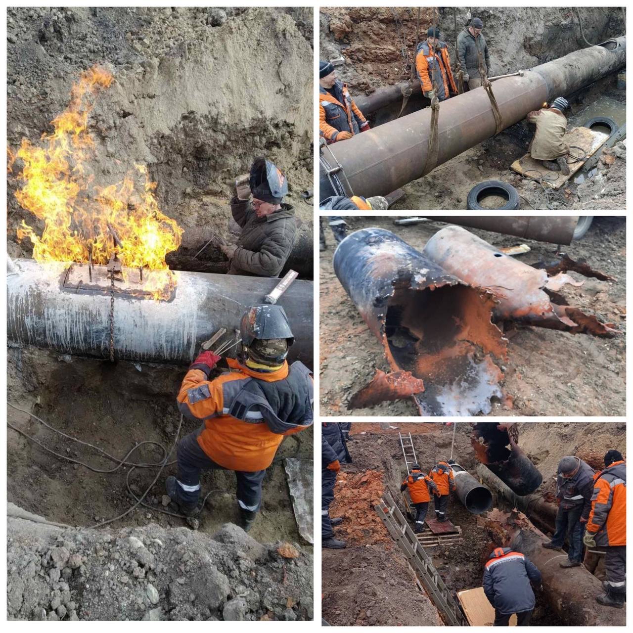 Специалисты восстанавливают газоснабжение в Харькове и Николаевской области